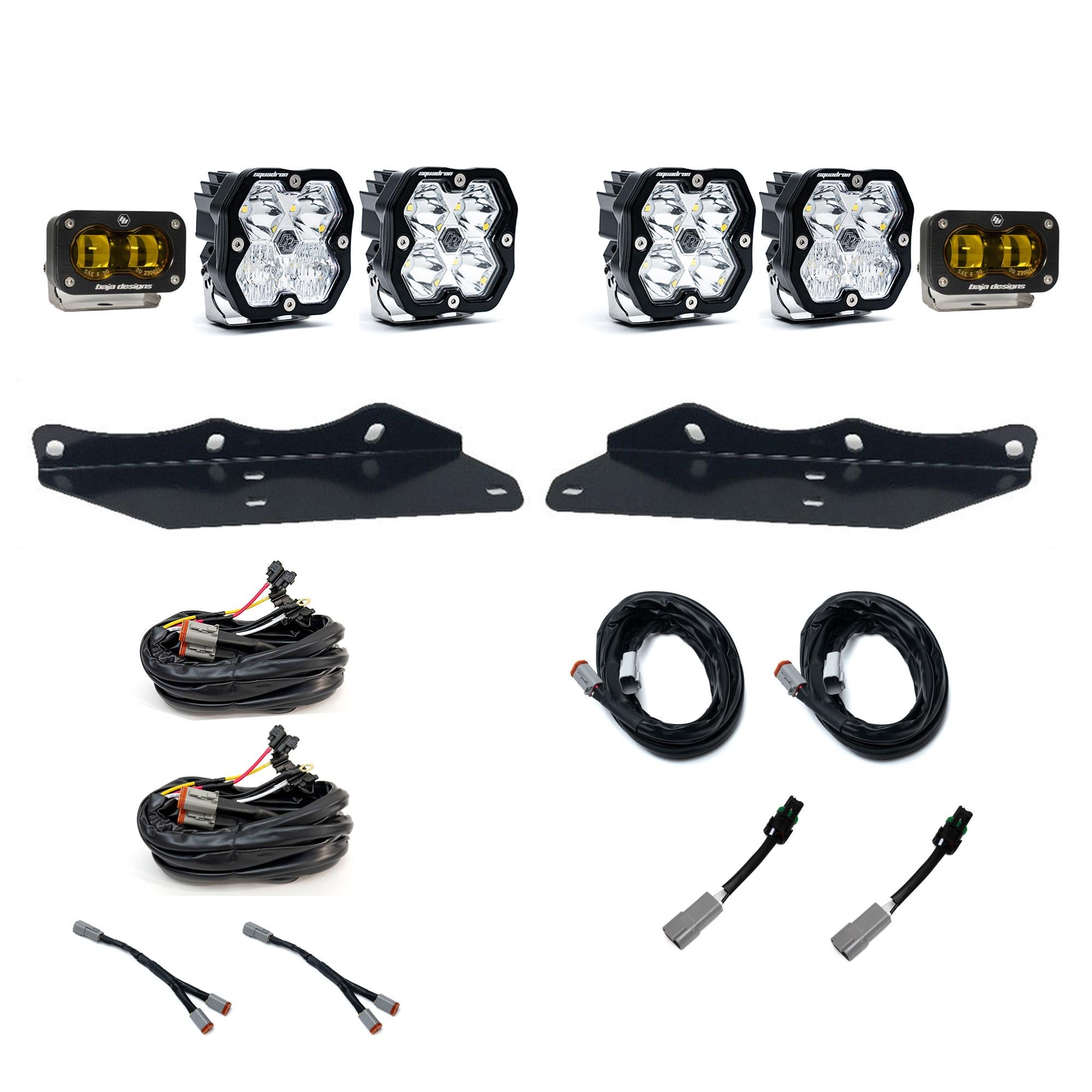 Squadron 2.0 Sport/S2 Sae Sportman Fog Pocket Light Kit Ford 2017-20 F-150 Raptor