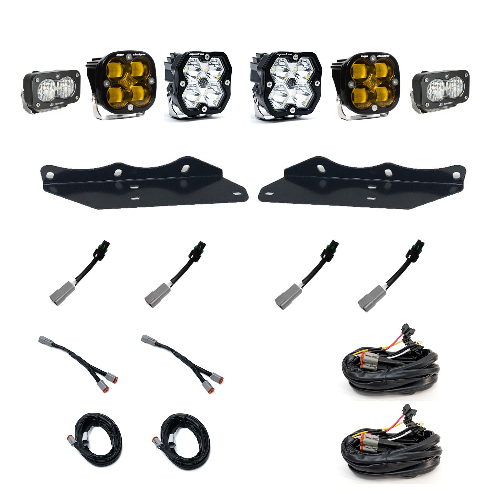 Squadron 2.0 Sport/Squadron Sae/S2 Sport Fog Pocket Light Kit Ford 2017-20 F-150 Raptor