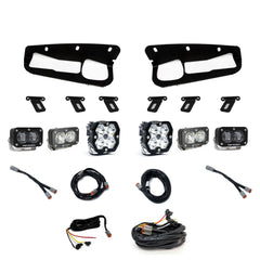 Squadron 2.0 Sport/S2 Sport/S2 Sae Sportman Fog Pocket Light Kit Ford 2021-27 Bronco 2022-24 Bronco Raptor w/ Steel Bumper Clear
