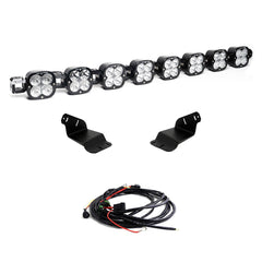 8XL Pro Linkable LED Light Bar Roof Mount Kit for Ford Bronco 2021-2026 Bronco Raptor 2022-2026 (Light Pattern Multi-Pattern Clear Upfitter Wiring)