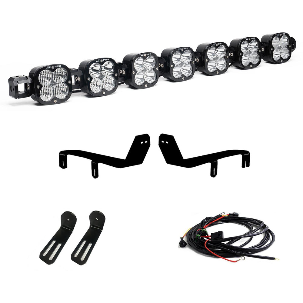 XL Pro Linkable Sport Bumper Light Kit 17-19 F-250/350 Super Duty (Multi-Pattern Clear Toggle Wiring)