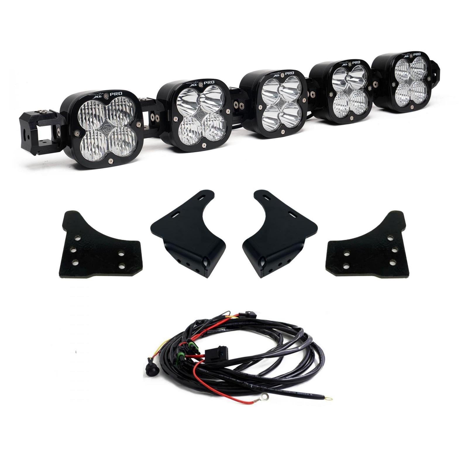 XL Pro Linkable Sport Bumper Light Kit 21-23 F-150 (Multi-Pattern Clear Toggle Wiring)