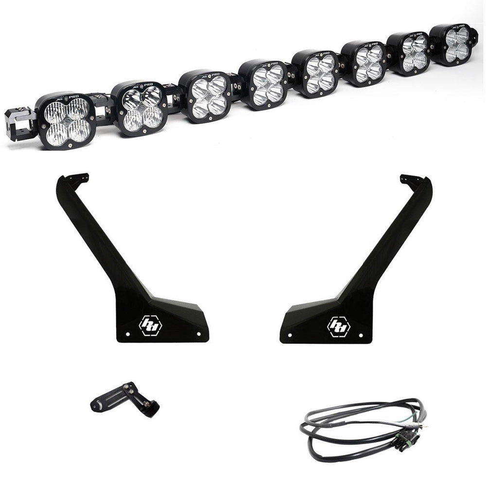 XL Pro Linkable Roof Mount Kit 20-26 Gladiator 18-26 Wrangler JL (Multi-Pattern Clear Upfitter Wiring)