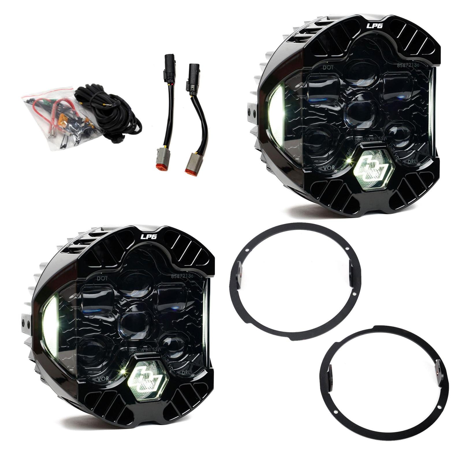 DOT LP6 LED Headlight Kit Jeep 2007-2018 Wrangler JK w/LED Headlights