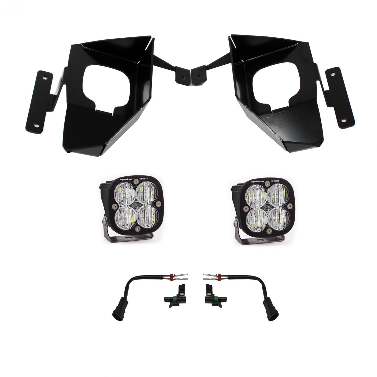 Silverado 16-18 Fog Pocket Kit Squadron Sport W/C