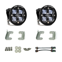 Jeep JK Fog Light Squadron-R SAE LED 07-18 Wrangler JK Fog Pocket Kit