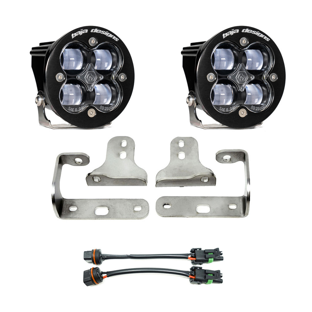 Jeep JL Fog Light Squadron-R SAE 18-Pres Wrangler JL Sport/Sport-S Fog Pocket Kit