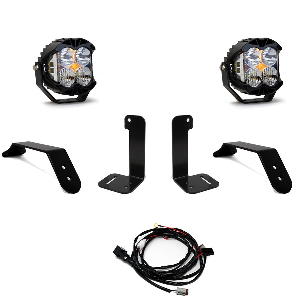 Jeep JL/JT Dual LP4 Auxiliary Light Kit