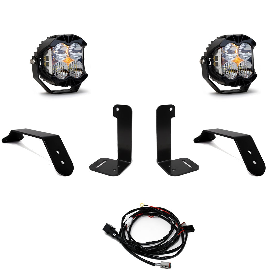 Jeep JL/JT Dual LP4 Auxiliary Light Kit