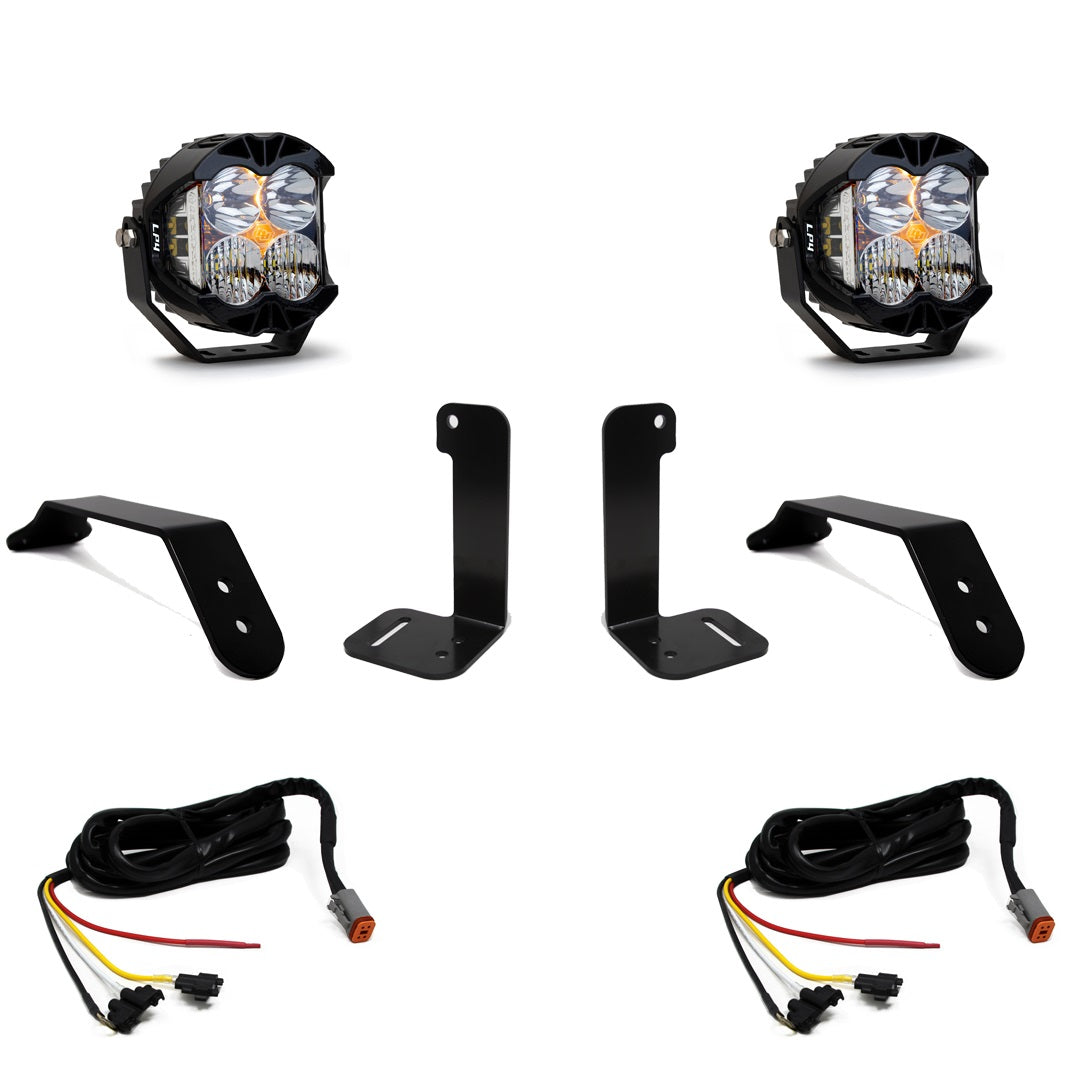 Jeep JL/JT Dual LP4 Auxiliary Light Kit w/Upfitter