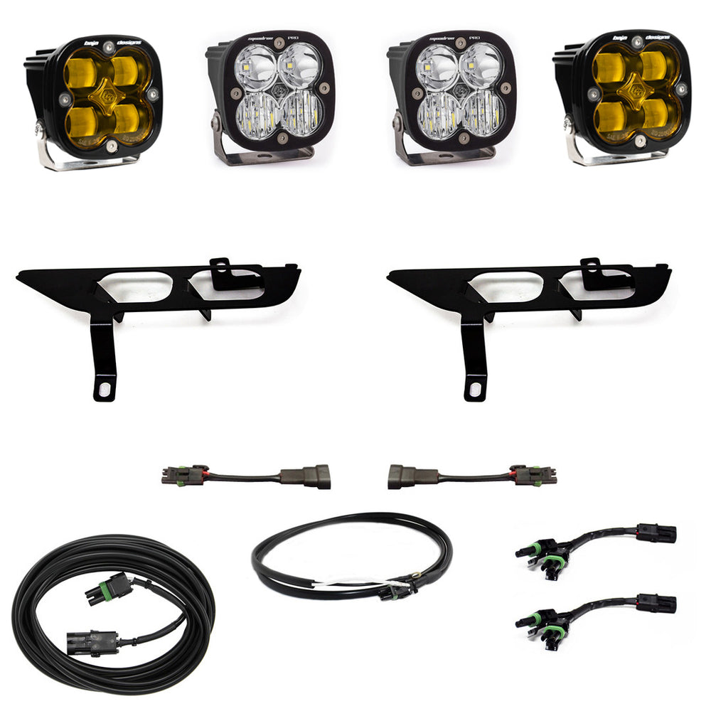 F-150 Fog Pocket Kit SAE Amber/Sport DC 21-On Ford F-150