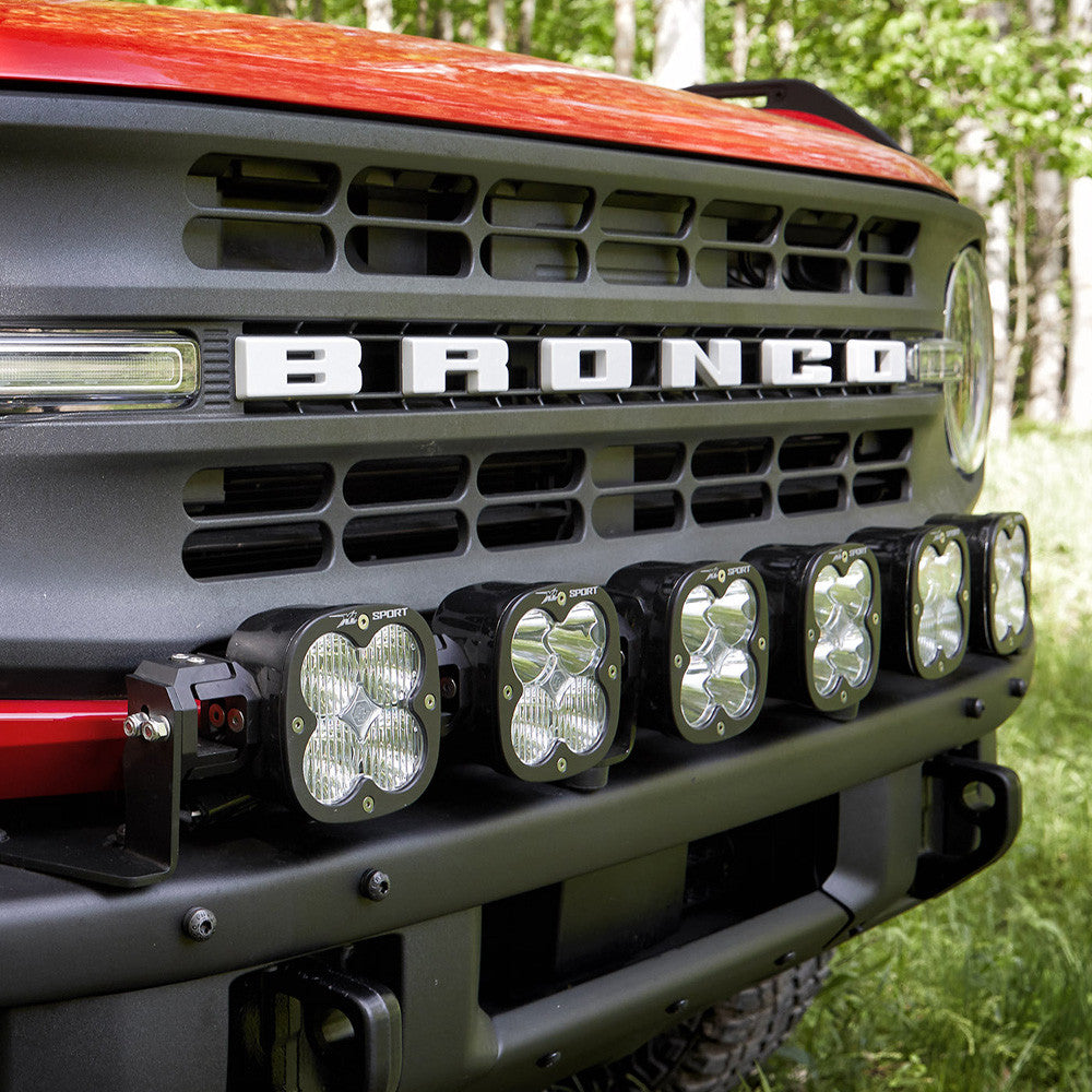 6 X Linkable Light Bar For 21-Up Ford Bronco Steel Bumper Mount