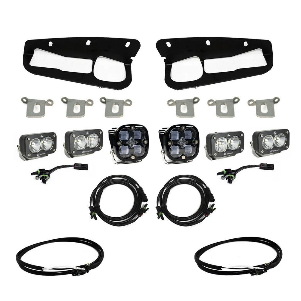 Bronco Clear SAE Fog Pocket Kit 21-Up Ford Bronco w/Upfitter