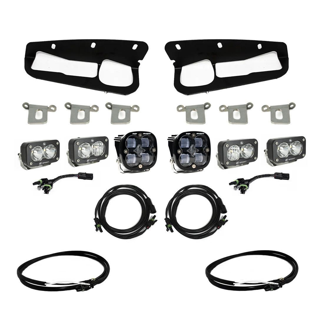 Bronco Clear SAE Fog Pocket Kit 21-Up Ford Bronco w/Upfitter
