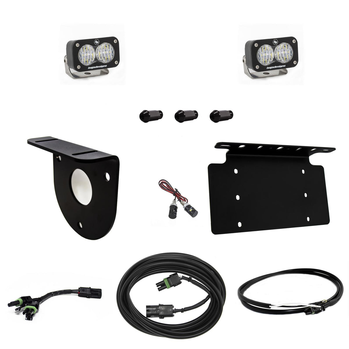 Bronco Dual S2 Sport W/C Reverse Kit w/Lic Plate w/Upfitter 21-Up Ford Bronco