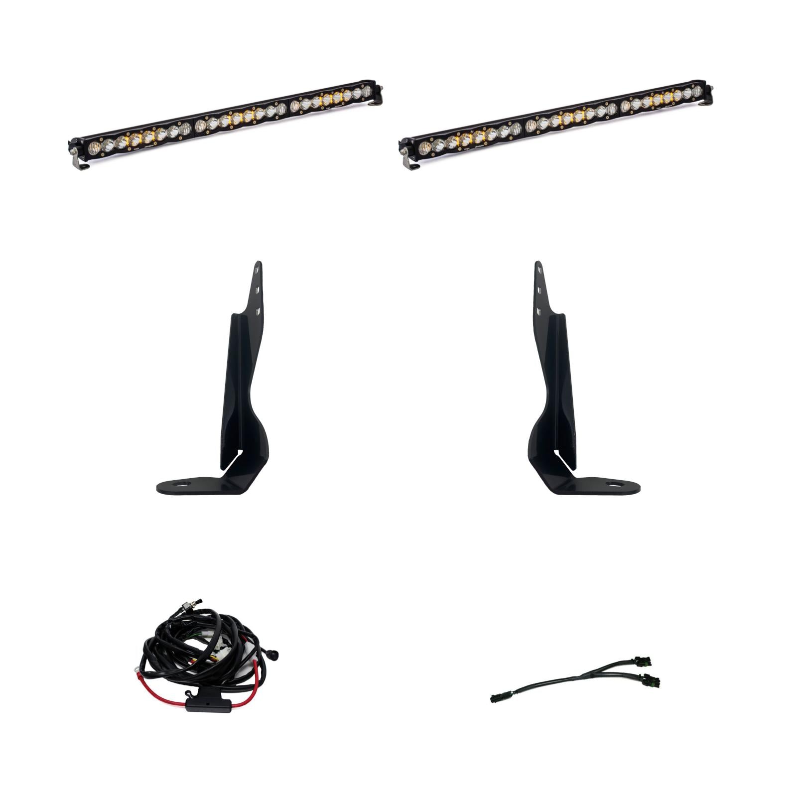 GMC 2500/3500 2020-On Behind Grill Kit Dual S8