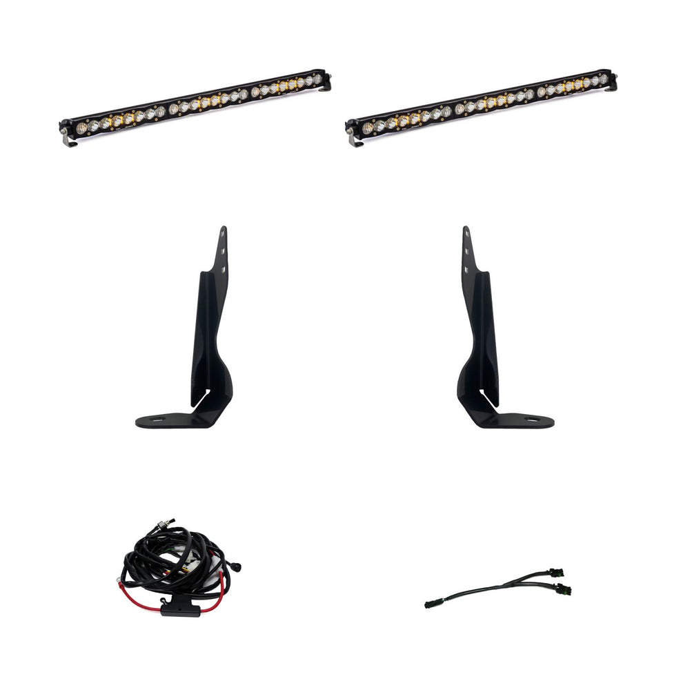 GMC 2500/3500 2020-On Behind Grill Kit Dual S8