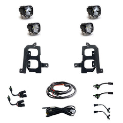 GMC 2500/3500 20-On Clear Spot/Clear W/C Fog Pocket Kit