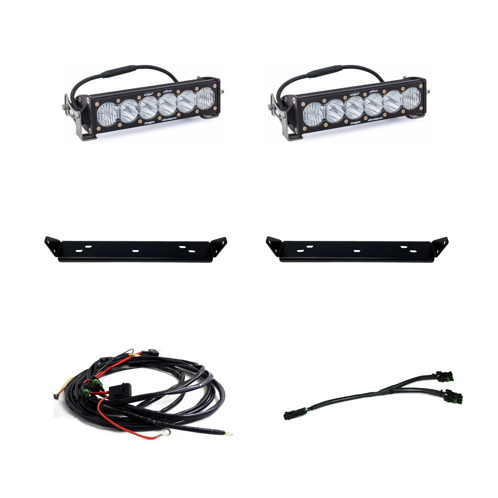 10 Inch Onx6 D/C Behind Grill Kit fits 21-On Ford Raptor