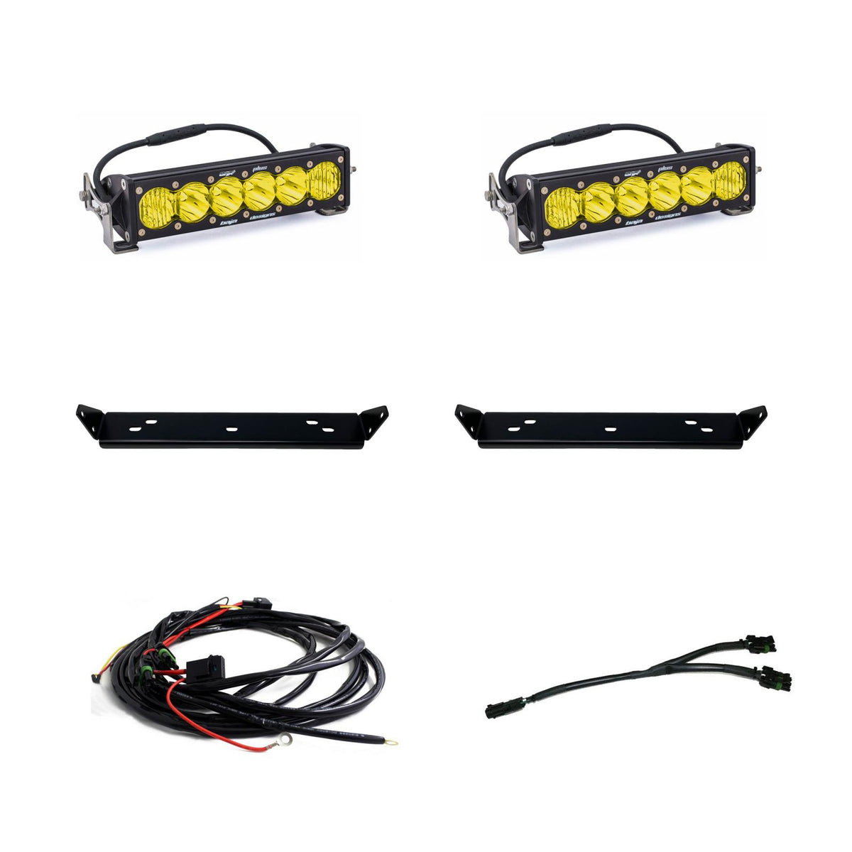 10 Inch Onx6 D/C Amber Behind Grill Kit fits 21-On Ford Raptor
