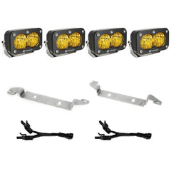 S2 Sport Fog Pocket Kit - 22-Present Toyota Tundra (Wide Cornering; Baja Amber)