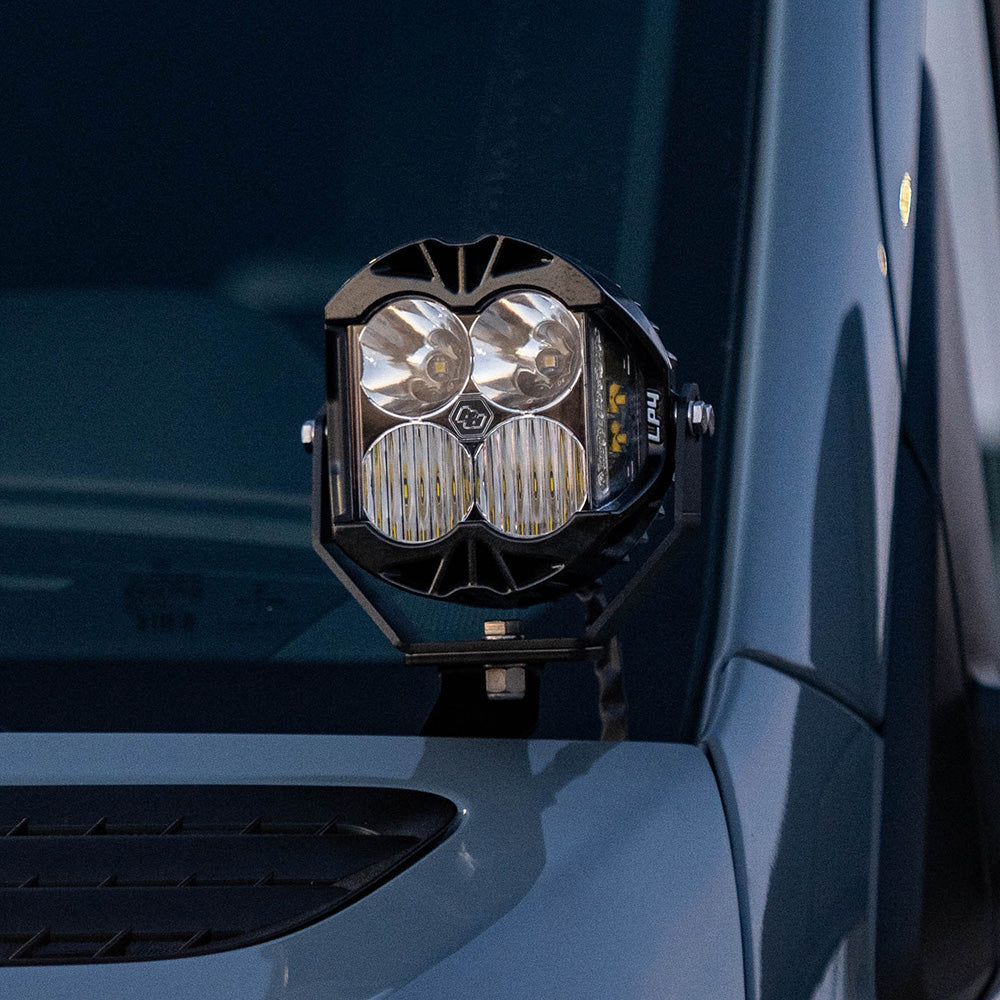 Mercedes Sprinter Van LP4 A-Pillar Kit Mercedes 2014-2018 Sprinter Van (Driving/Combo; Clear)