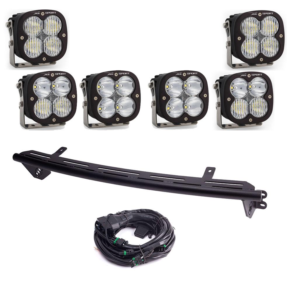 Ford Super Duty 23-On XL Sport Bull Bar Light Kits Kit w/ Upfitter