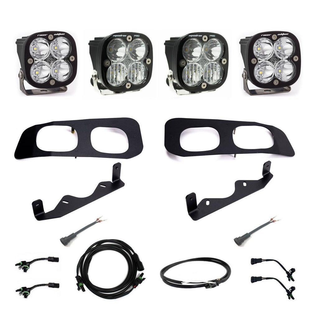 Ford Super Duty 2023-On  Dual Unlimited Fog Pocket Upfitter Kit