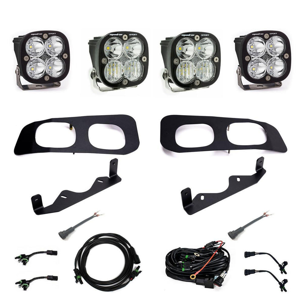 Ford Super Duty 2023-On  Dual Sportsmen Fog Pocket Kit