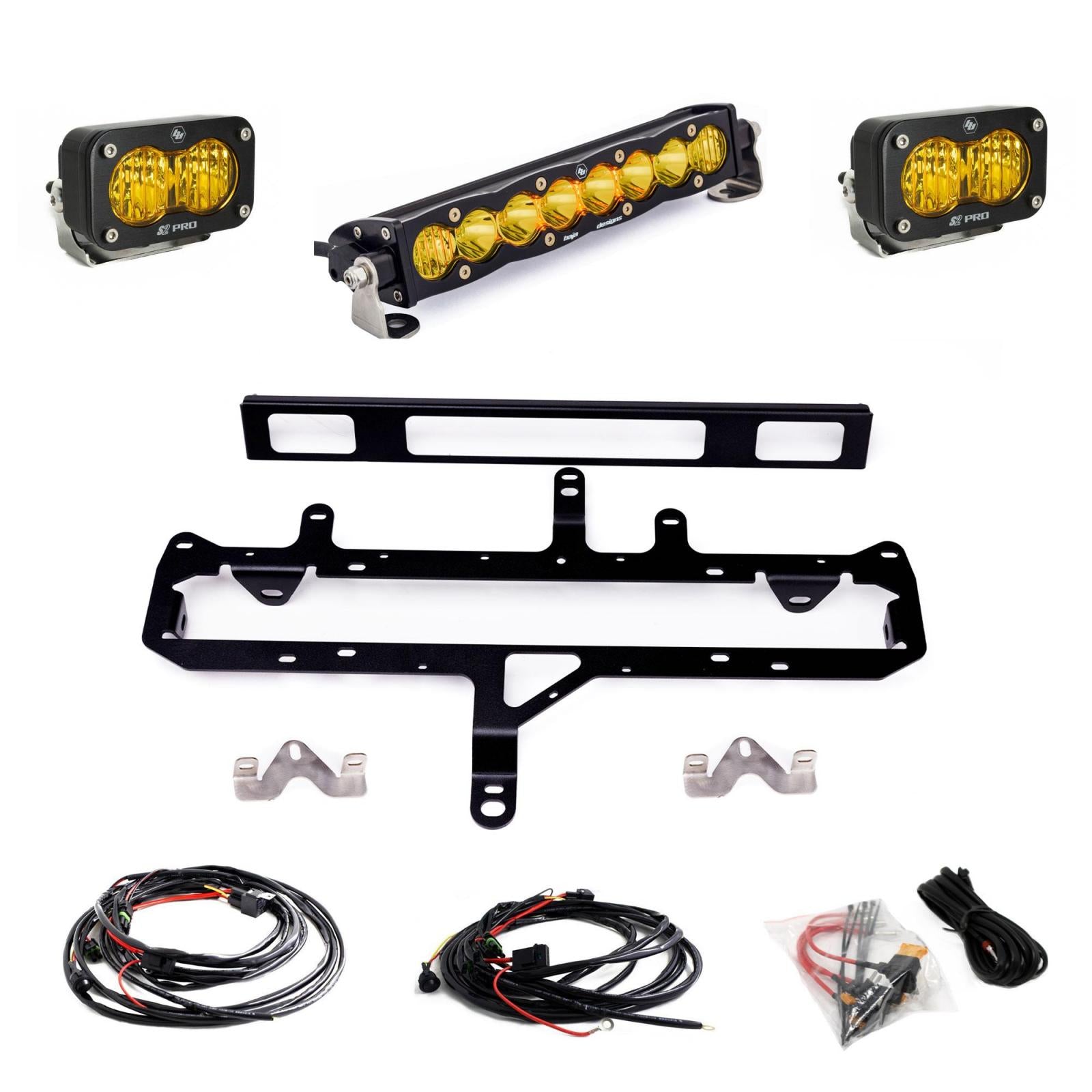 S8 10-inch/S2 Pro Grille Light Kit 2024-On Toyota Tacoma TRD Pro