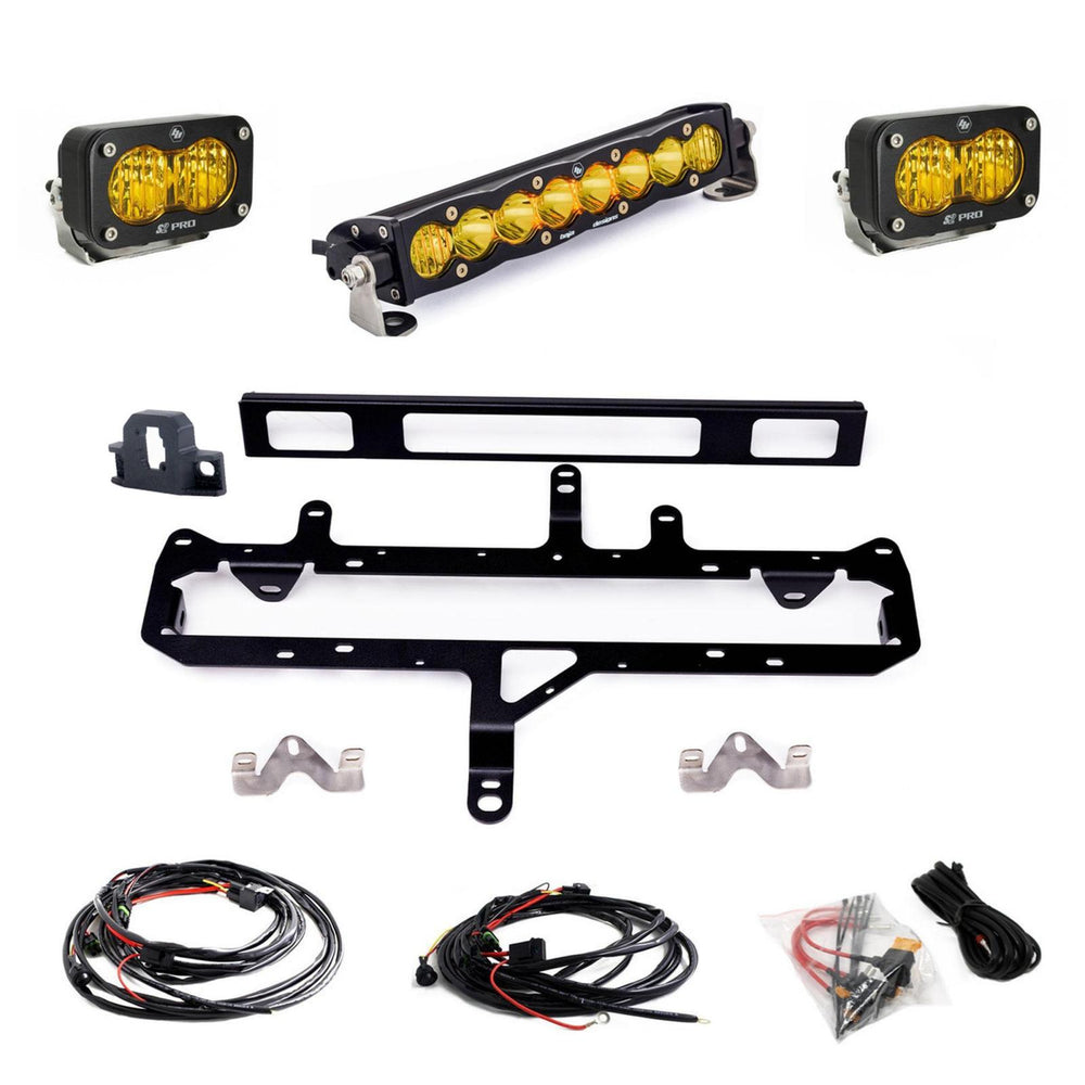 Toyota S8 10 inch Light Bar S2 Pro Grille Conversion Light Kit 2024-On Toyota Tacoma Clear