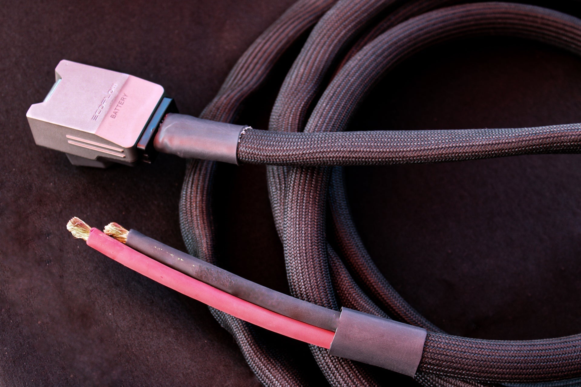 48-Volt Air Conditioner Cable for EcoFlow Power Kits | 4-Post to Bare Wire | 20 ft