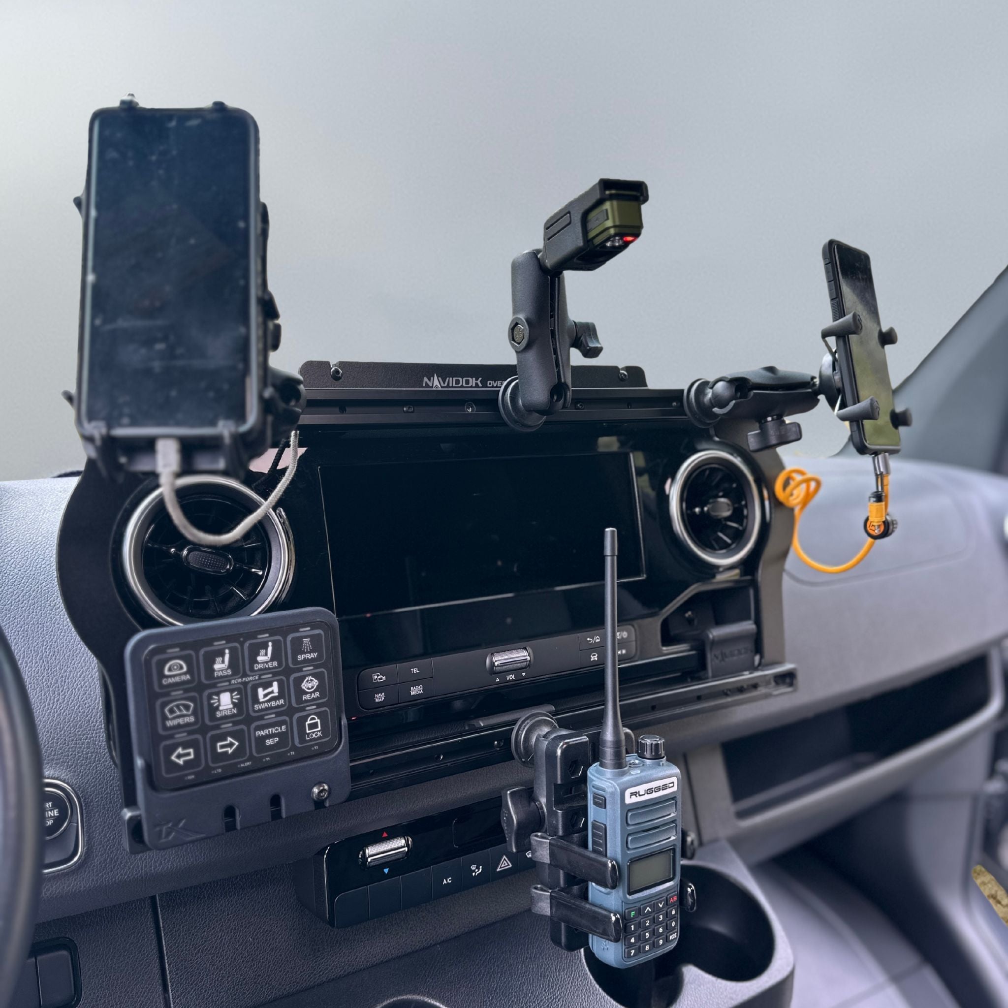 Terra X NAVIDOK Overlander X No-Drill Dash Mount for 2019+ Mercedes Sprinter