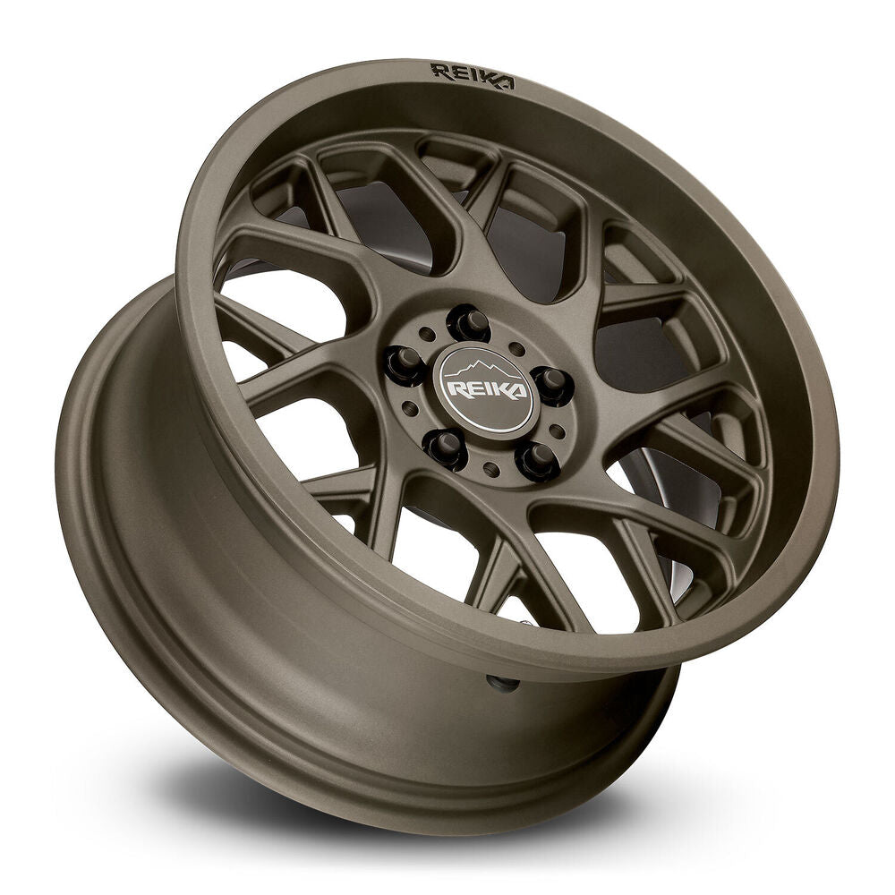 Reika R25 Detour wheel in Bronze – lay-down view