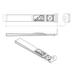 (3rd/4th GEN) Toyota 4Runner Rear Lift Gate Hatch Pull Assist Strap (RED)