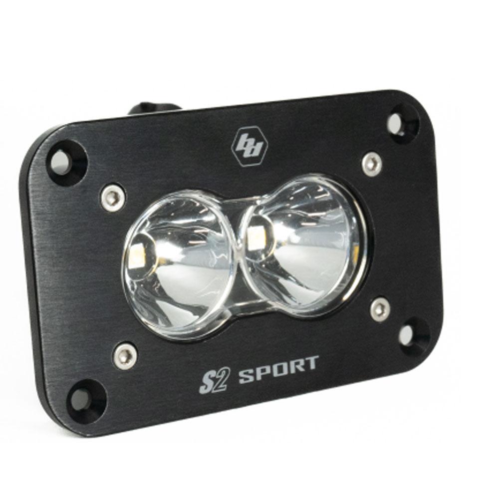 LED Work Light Clear Lens Flush Mount Each S2 Sport