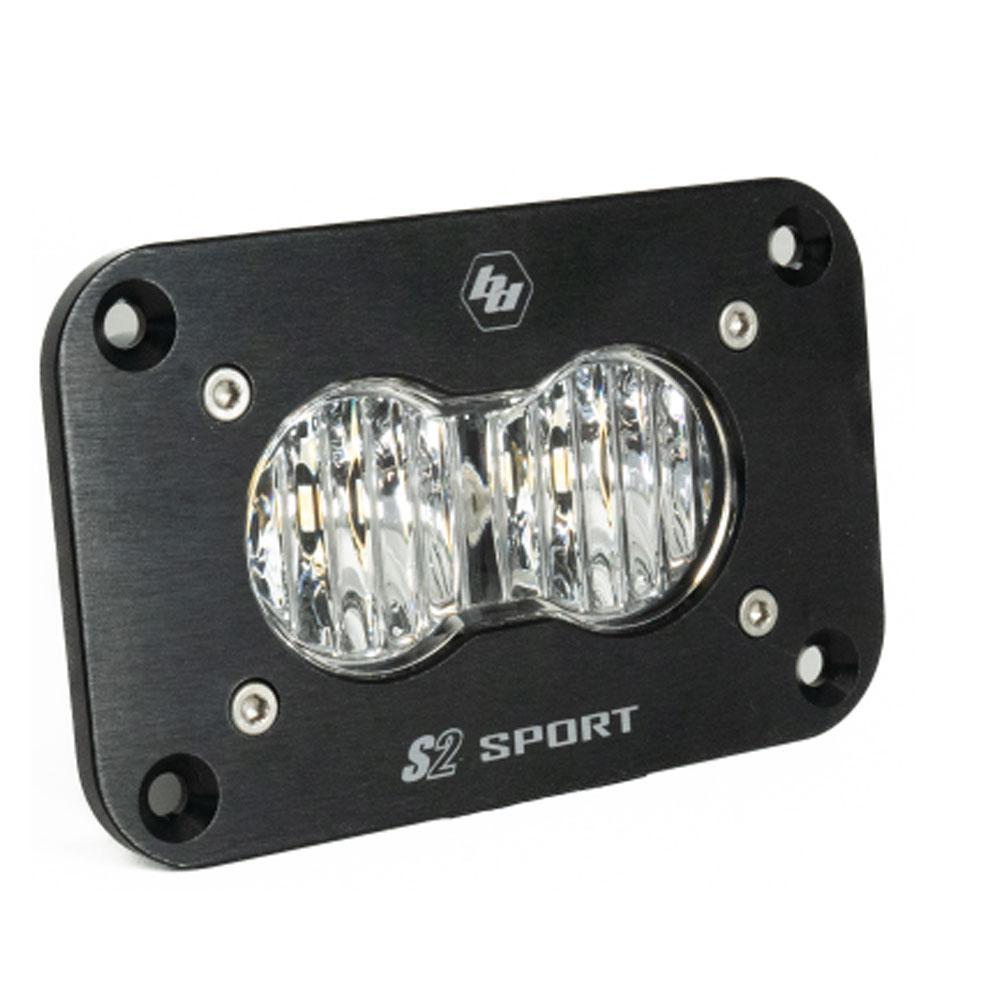 LED Work Light Clear Lens Flush Mount Each S2 Sport