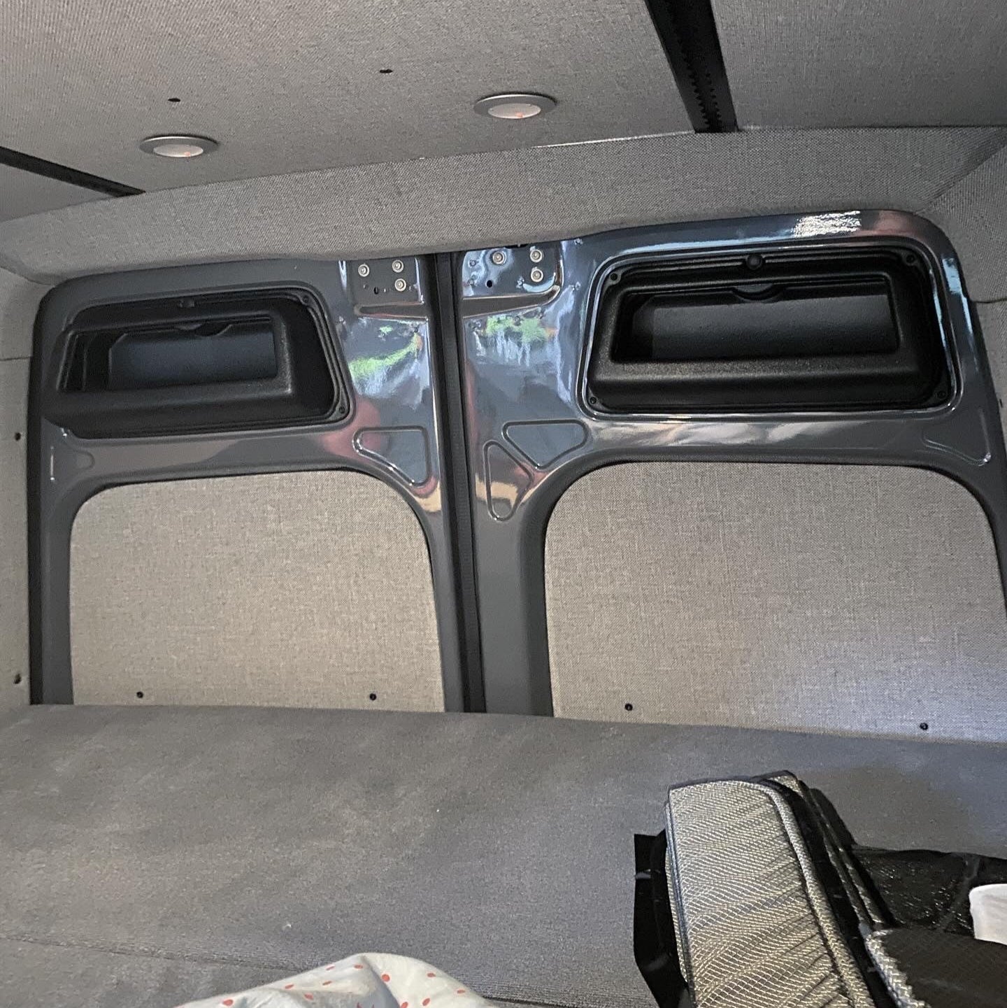 Terrawagen Upper Cubby Storage Bin – Rear Door Organizer for Mercedes Sprinter (2007–2026+)