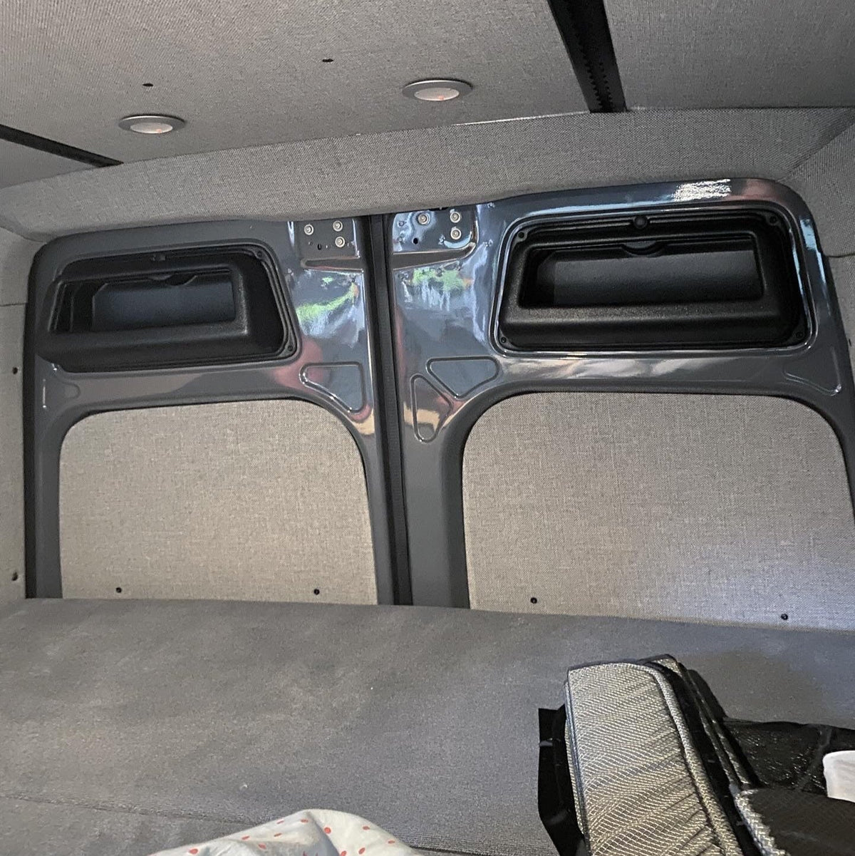 Terrawagen Upper Cubby Storage Bin – Rear Door Organizer for Mercedes Sprinter (2007–2026+)
