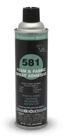 Foam and Fabric Spray Adhesive 581 | 12 oz Van Build Adhesive
