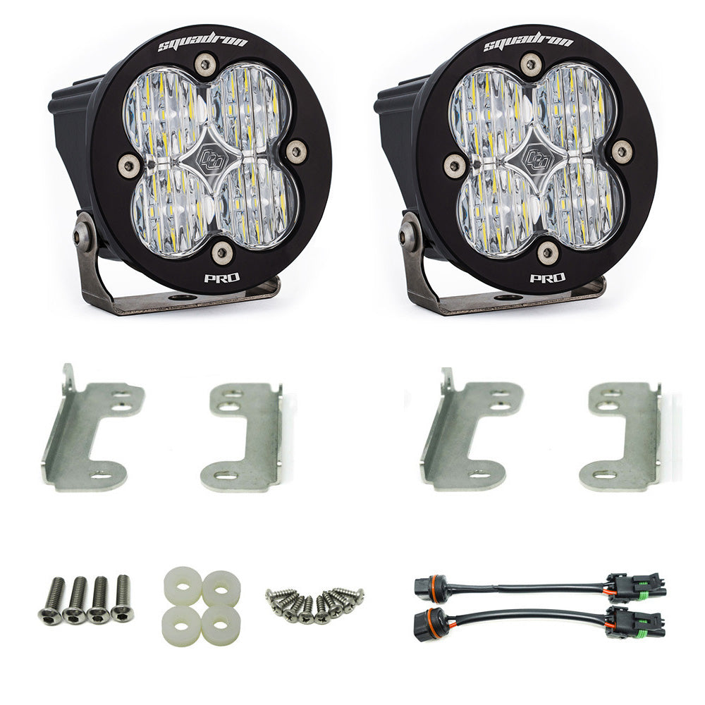 Jeep JK Fog Lights Pocket Kit Squadron R Pro