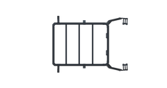 FORTIS Cab Roof Rack (Gladiator 2022+)