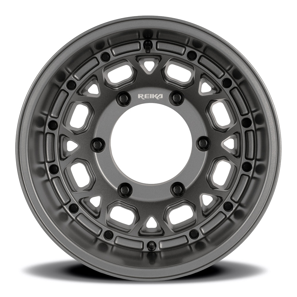 Reika R45V Marauder Super Single wheel in Satin Gunmetal – face view