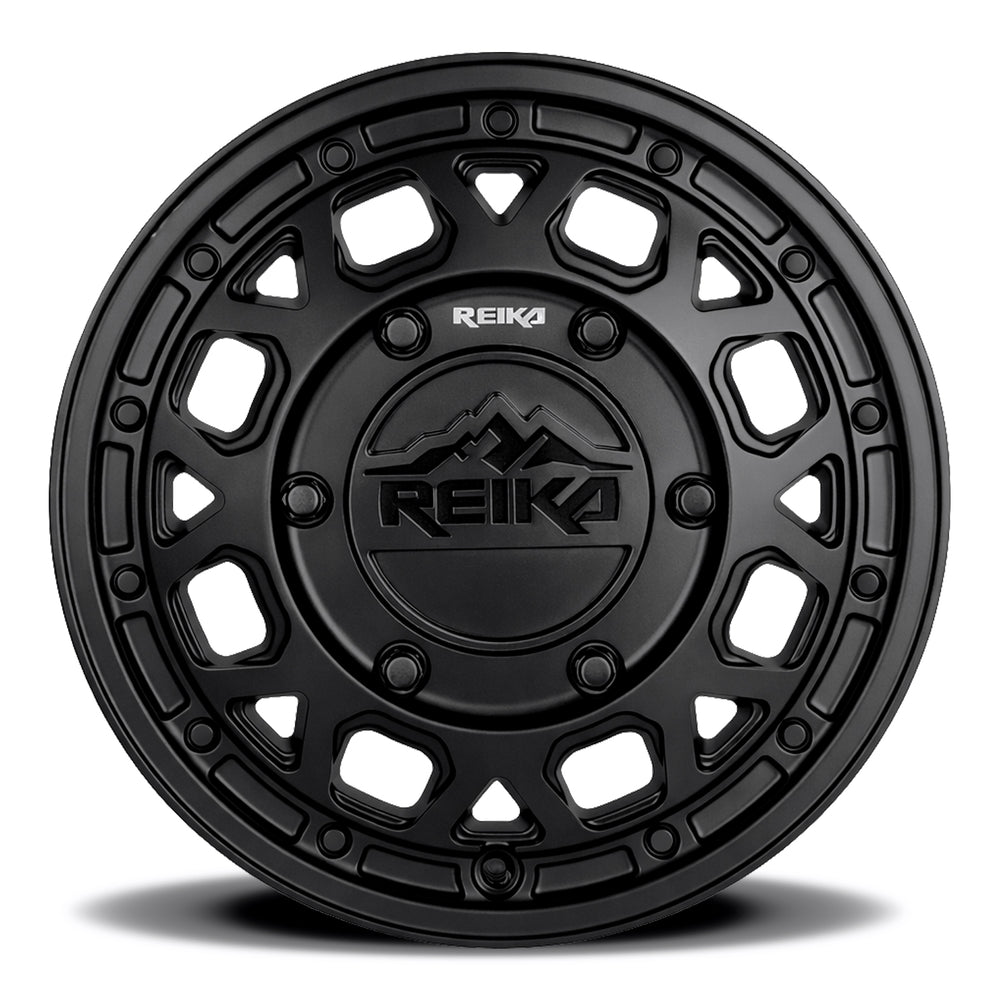 Reika R45V Marauder Super Single wheel in Satin Black – face view
