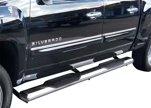 CSI Step Bar - 2009-2018 RAM 1500 / 2010-2025 2500/3500 Crew Cab (Silver)