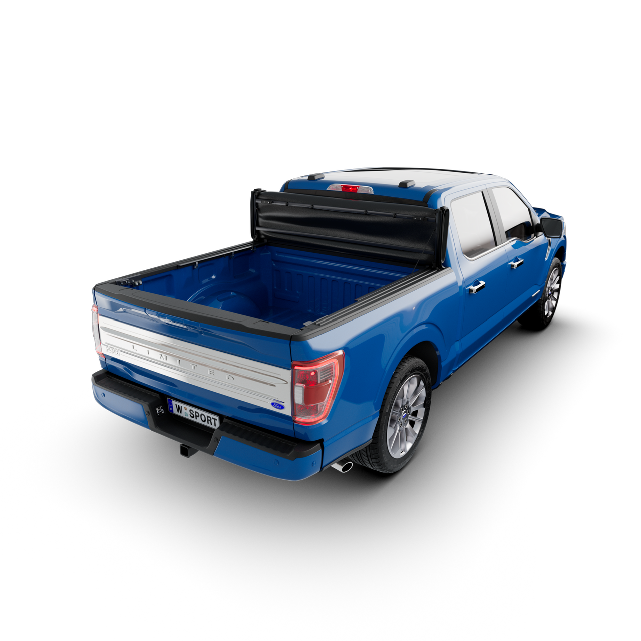 Worksport SC4 Quick Latch Full Bed Access Soft Tonneau Cover for Ford F-150