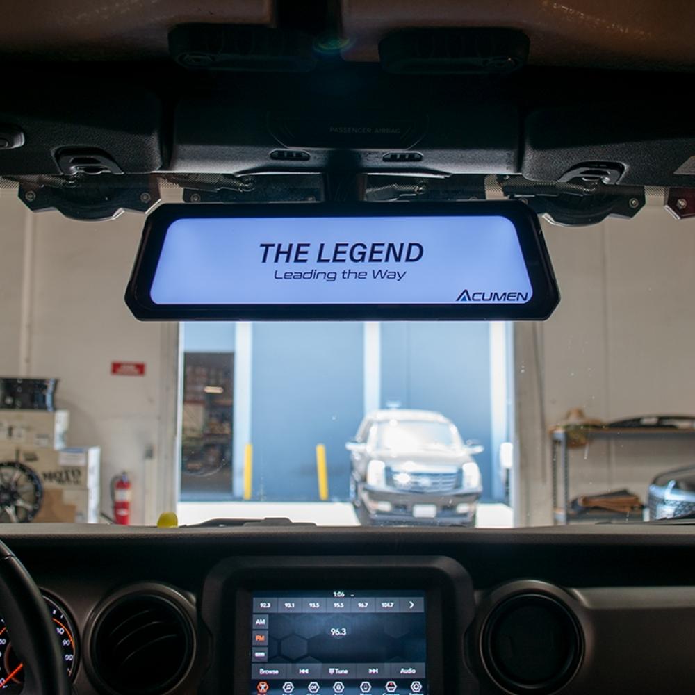 The Legend 2CH Waterproof Mirror DVR w/ 8-Gang Switch Box