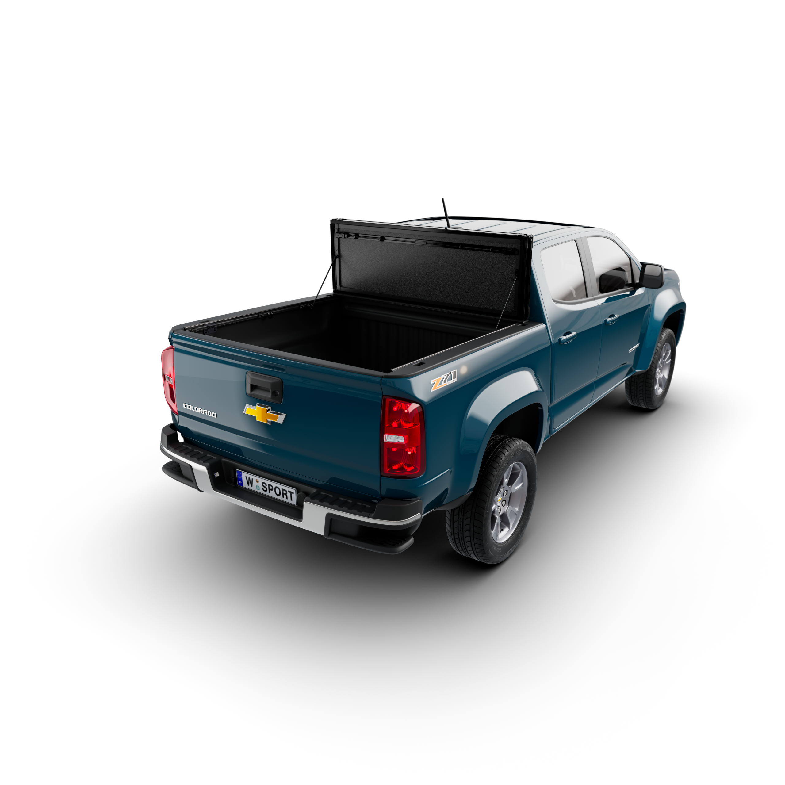 Worksport AL4 Flip-Up Trifold Hard Tonneau Cover for Chevrolet Colorado / GMC Canyon