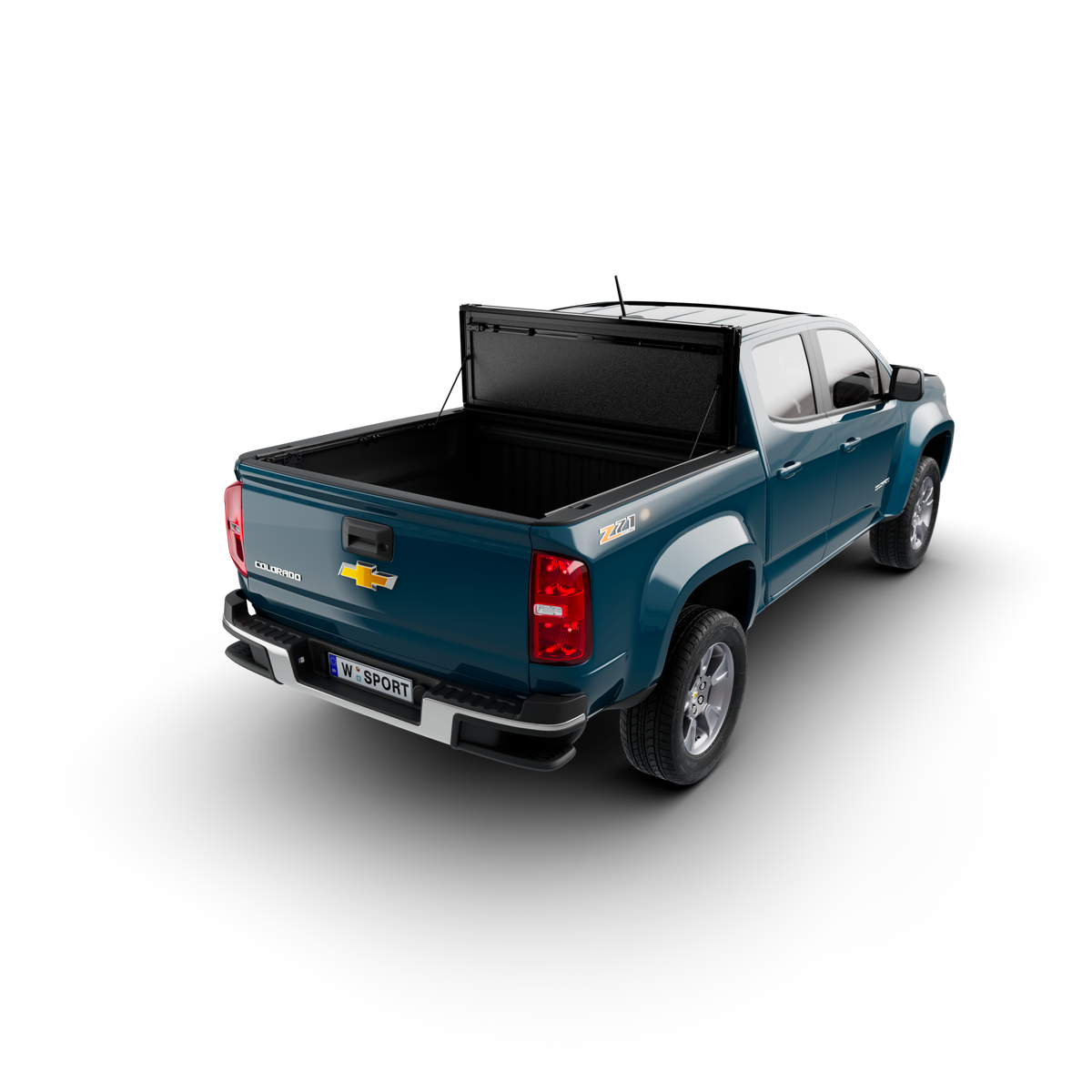 Worksport AL4 Flip-Up Trifold Hard Tonneau Cover for Chevrolet Colorado / GMC Canyon