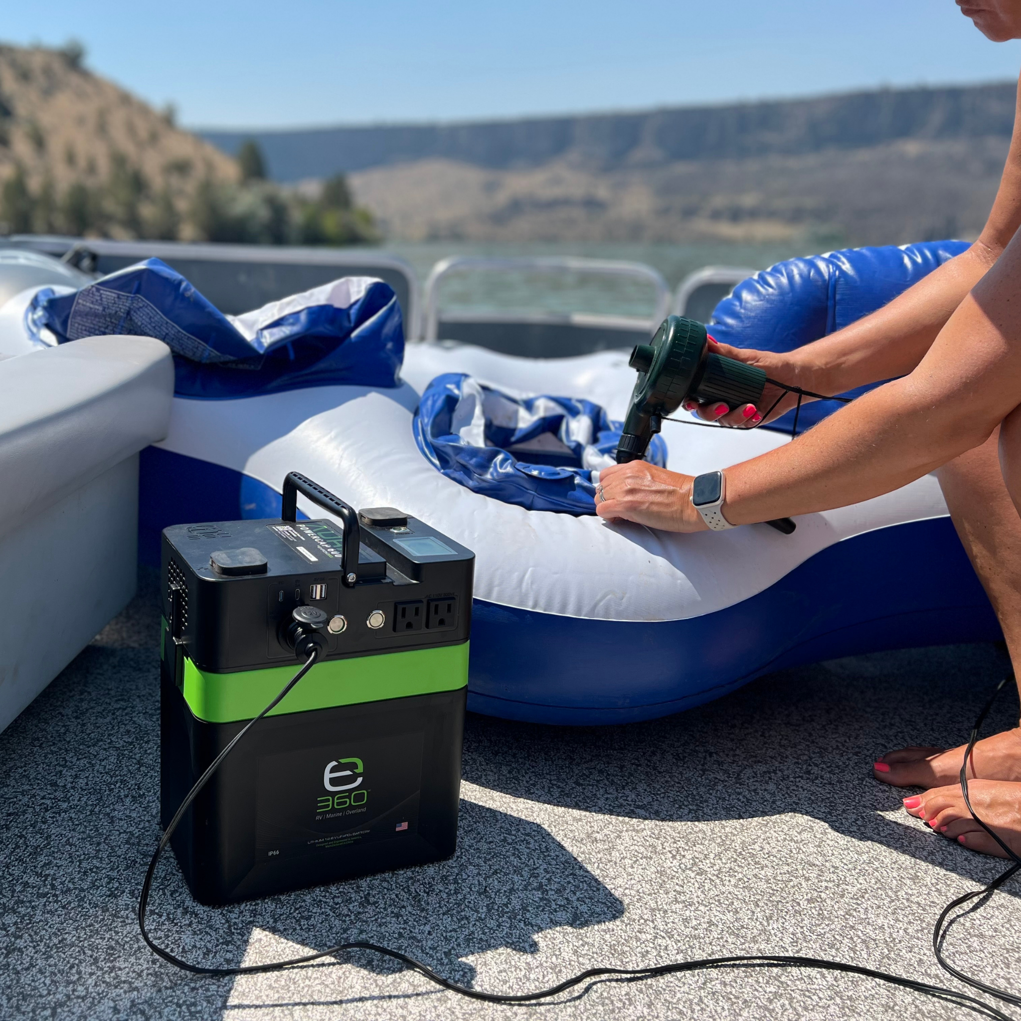 Expion360 60Ah AURA Powercap 600W Inverter Power System – LiFePO4 Portable Power Bundle
